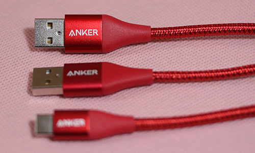 Anker PowerLine+ II USB-C ＆ Lightning ライトニング ケーブル（1.8m）レッド（A8653091） - Studio MIlehigh