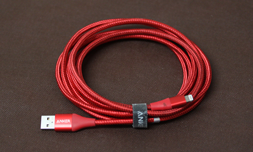 anker usb lightning cable red - studio milehigh